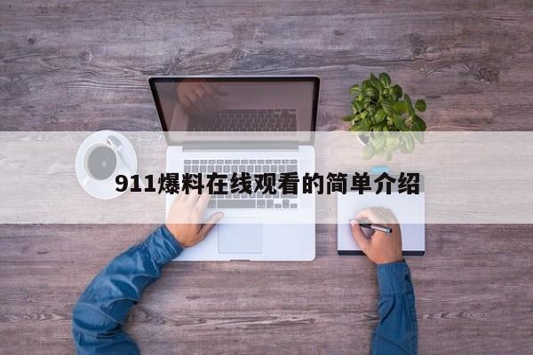 911爆料在线观看的简单介绍